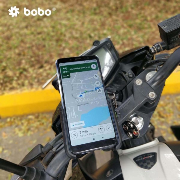 BOBO Jaw-Grip Aluminium Bike / Cycle Phone Holder Motorcycle Mobile Mount