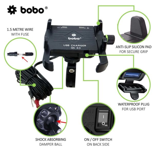 BOBO Claw Grip with charger