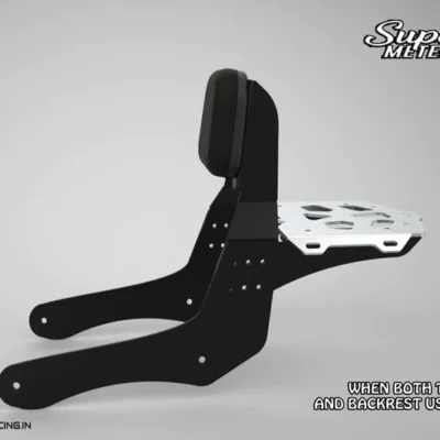 Carbon Racing “Rover” Backrest and Top Rack Combo